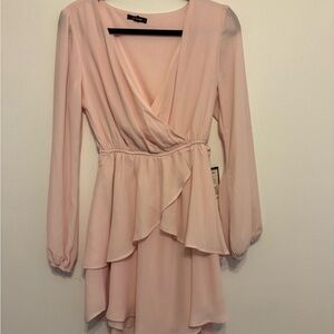 Elegant Pink Women's Dress